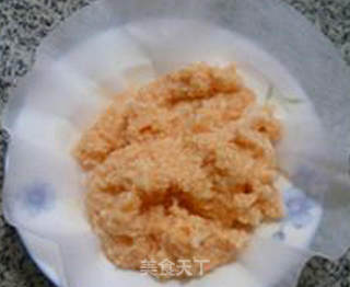 胡萝卜豆渣的利用~~~~~~胡萝卜豆渣饼（椒盐味）的做法步骤：4