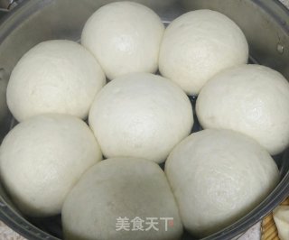 家庭版豆沙包的做法步骤：15