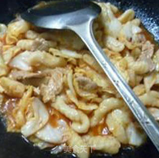 圆白菜炒螺丝面疙瘩的做法步骤：15