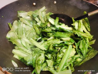 黄瓜炒青菜的做法步骤：6