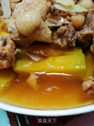 沙姜南瓜蒸家鸡的做法步骤：16