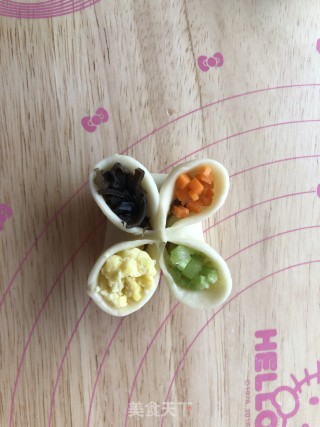四喜蒸饺的做法步骤：16