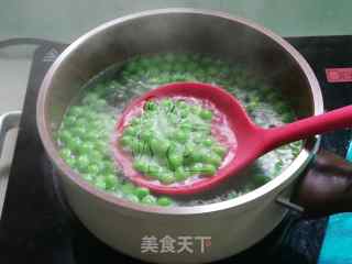 萝卜干炒豌豆的做法步骤：5