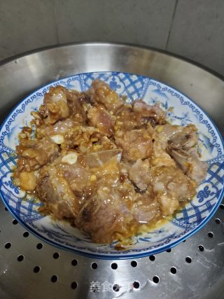 黄豆酱蒸排骨的做法步骤：6