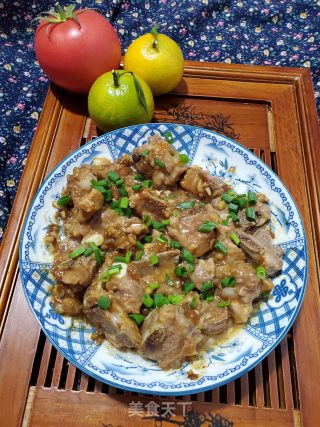 黄豆酱蒸排骨的做法步骤：9