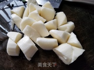 陈肾山药西洋菜汤的做法步骤：5