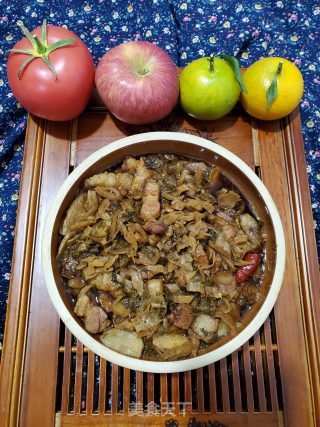 梅菜干烧五花肉的做法步骤：16