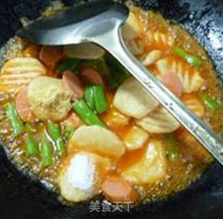 梅豆炒贝壳面的做法步骤：12