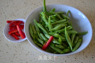 大肉豆角蒸卤面的做法步骤：3