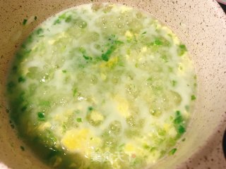 青菜蛋黄粥的做法步骤：7
