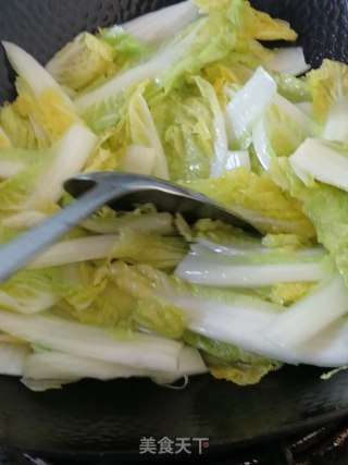 清炒娃娃菜的做法步骤：4