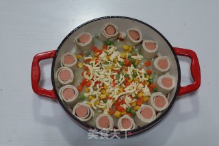 鲜虾土豆泥披萨的做法步骤：16