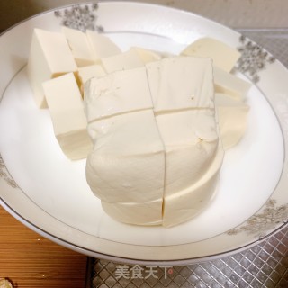 雪菜肉丝平菇豆腐煲的做法步骤：3