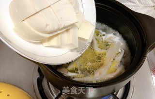 雪菜肉丝平菇豆腐煲的做法步骤：9