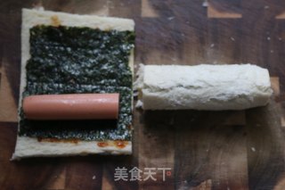 黄金土司卷的做法步骤：7