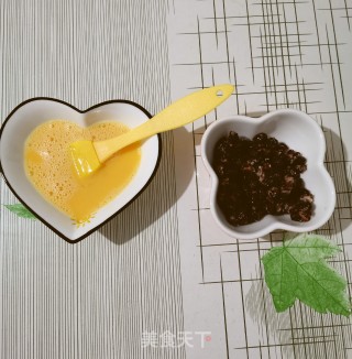 蜜豆千层酥的做法步骤：2