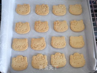 Kitty奶香饼干的做法步骤：10
