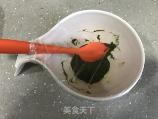 无油酸奶奶酪大理石抹茶蛋糕卷的做法步骤：3