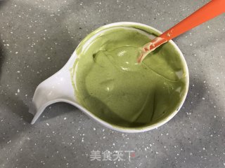 无油酸奶奶酪大理石抹茶蛋糕卷的做法步骤：11