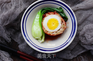 鸡蛋狮子头的做法步骤：13