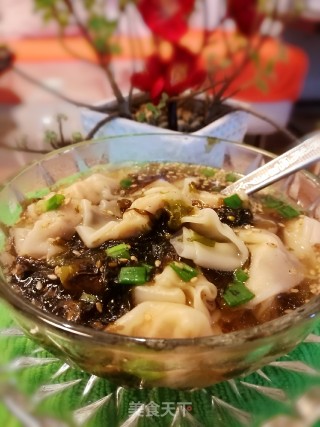 酸汤虾仁扁食的做法步骤：20
