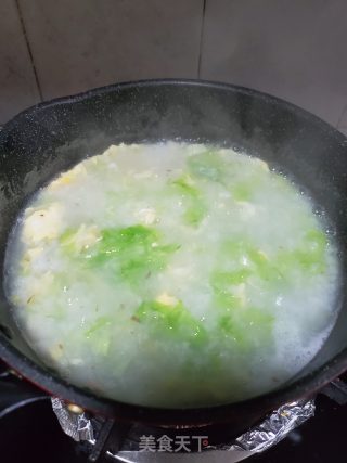 风姜鸡蛋粥的做法步骤：5