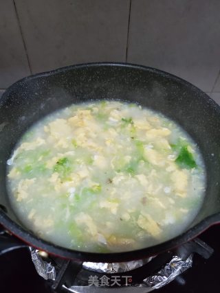 风姜鸡蛋粥的做法步骤：6