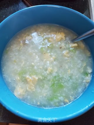 风姜鸡蛋粥的做法步骤：7