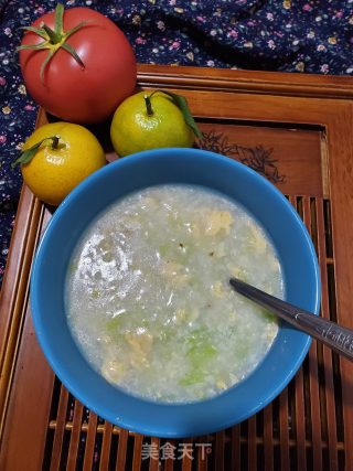 风姜鸡蛋粥的做法步骤：8