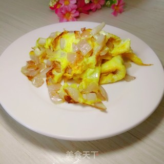 洋葱煎蛋的做法步骤：7