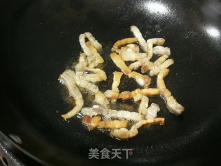 咸肉炒青萝卜的做法步骤：3