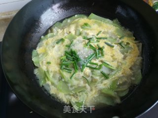 榨菜丝瓜蛋汤的做法步骤：7