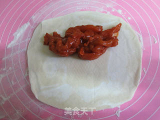 飞饼新奥尔良鸡柳派的做法步骤：6