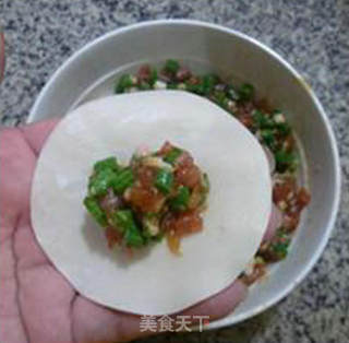 带豆肉馅锅贴的做法步骤：9