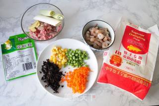 四喜蒸饺的做法步骤：1