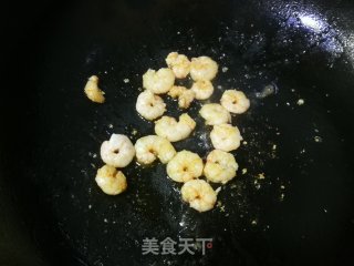 山药佛手瓜炒虾仁的做法步骤：5