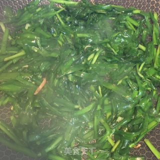 韭菜烧鸭血的做法步骤：5