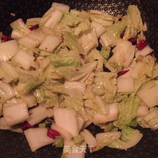 醋溜白菜的做法步骤：7