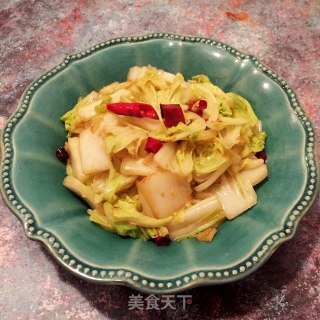 醋溜白菜的做法步骤：8