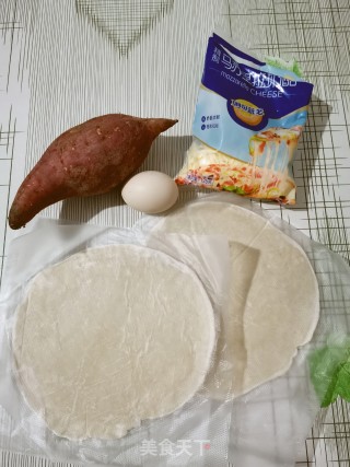 红薯馅饼的做法步骤：1