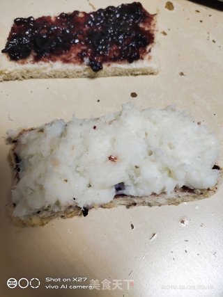 蓝莓吐司山药糕的做法步骤：3