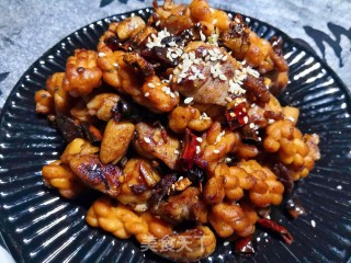 麻花辣子鸡的做法步骤：10