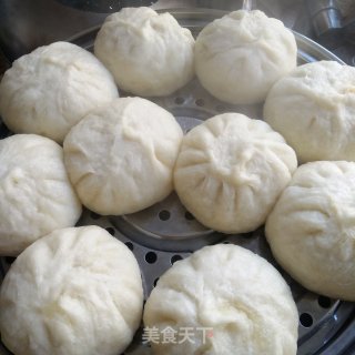 酸菜肉馅大包子的做法步骤：15