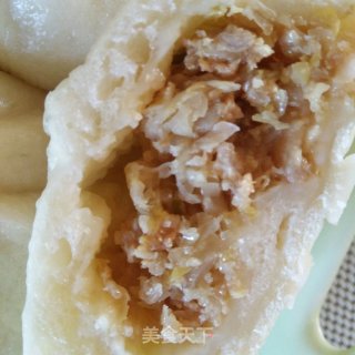 酸菜肉馅大包子的做法步骤：16