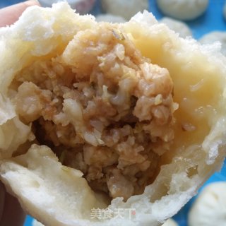 酸菜肉馅大包子的做法步骤：17