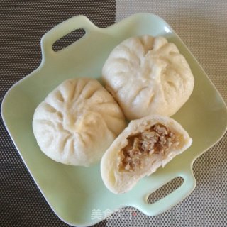 酸菜肉馅大包子的做法步骤：18