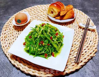 #清肠食谱#凉拌蒜蓉荷兰豆的做法步骤：10