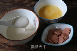 鸡蛋火腿肠饼的做法步骤：3