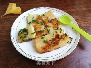 香煎南糕的做法步骤：6