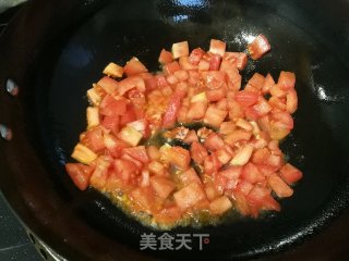 番茄鸡蛋菠菜面的做法步骤：5